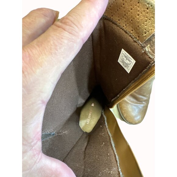 Merrell women’s brown mid calf boots shoes size 8 SKU 5422 - Picture 8 of 10